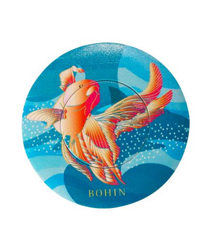 Centimètres enrouleurs collection "Marée Haute" centimètre enrouleur motif poisson rouge