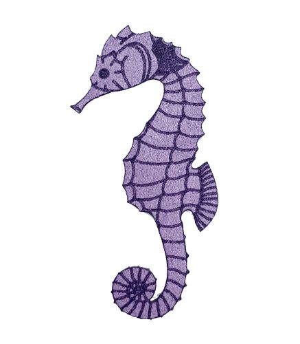 Patch thermocollant collection "Marée Haute" BOHIN Patch thermocollant hippocampe violet