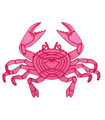 Patch thermocollant collection "Marée Haute" BOHIN Patch thermocollant crabe rose