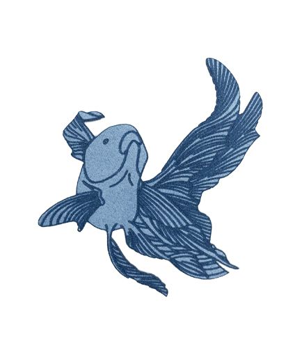 Patch thermocollant collection "Marée Haute" BOHIN Patch thermocollant poisson bleu