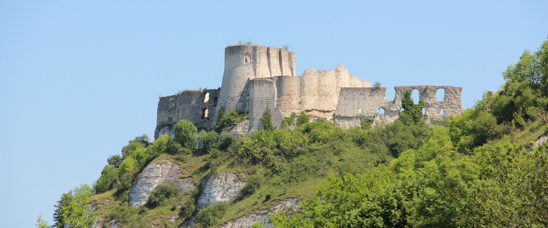Le chateau Gaillard dans l'eure