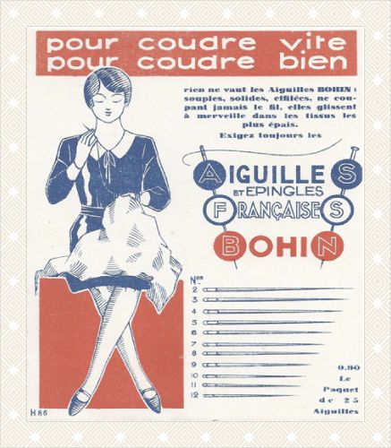 Affiche de publicité vintage BOHIN Publicité vintage BOHIN