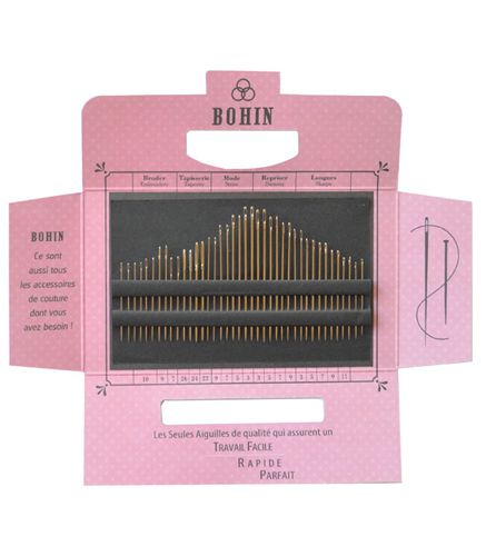 carnet d'aiguille vintage bohin carnet d'aiguille vintage rose