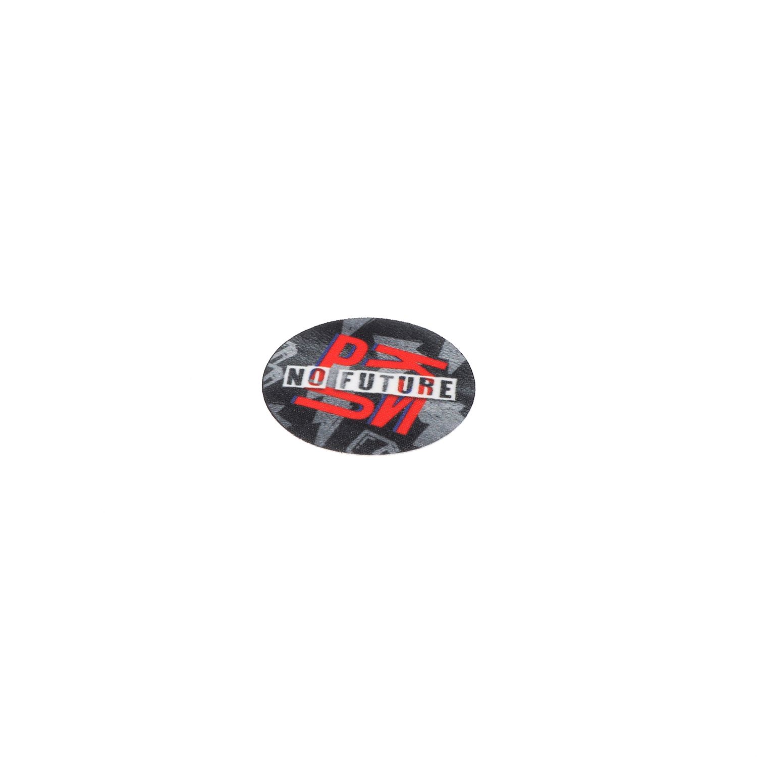 Patch thermocollant punk attitude "no future noir" Patch thermocollant punk attitude "no future noir"