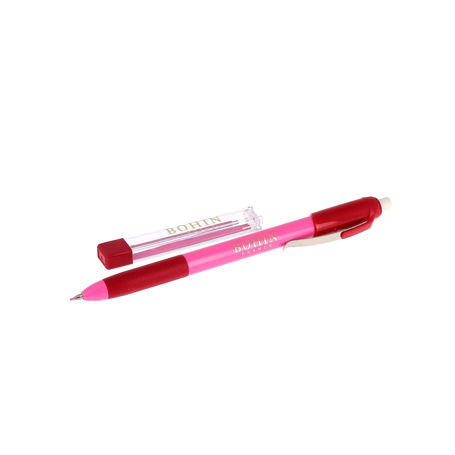 Crayon craie porte mine 9 mm rose Crayon craie porte mine 9 mm rose