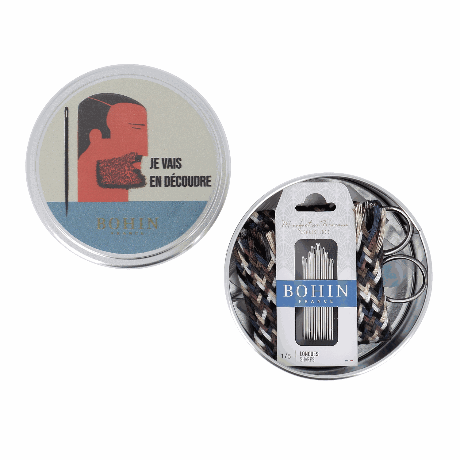 Coffret de couture homme vintage