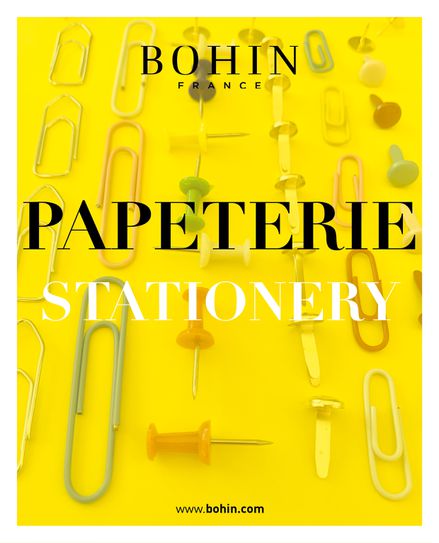 couverture du catalogue papeterie BOHIN