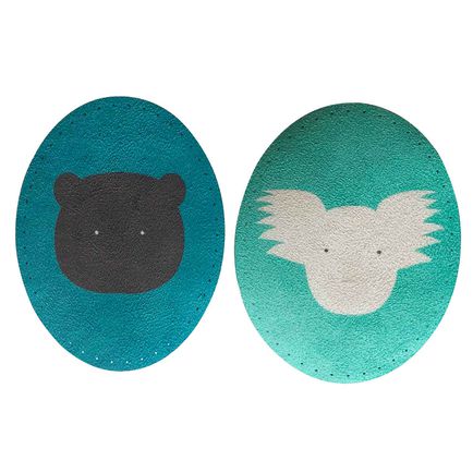 Genouillère et coudière pour enfant koala et panda