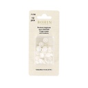 PRESSION MAGIQUE &quot;Chemise&quot; 10mm Blanc Blister x12