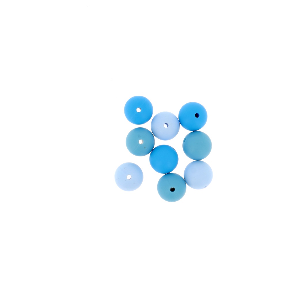 Silicone round beads 15mm - 9/16&quot;