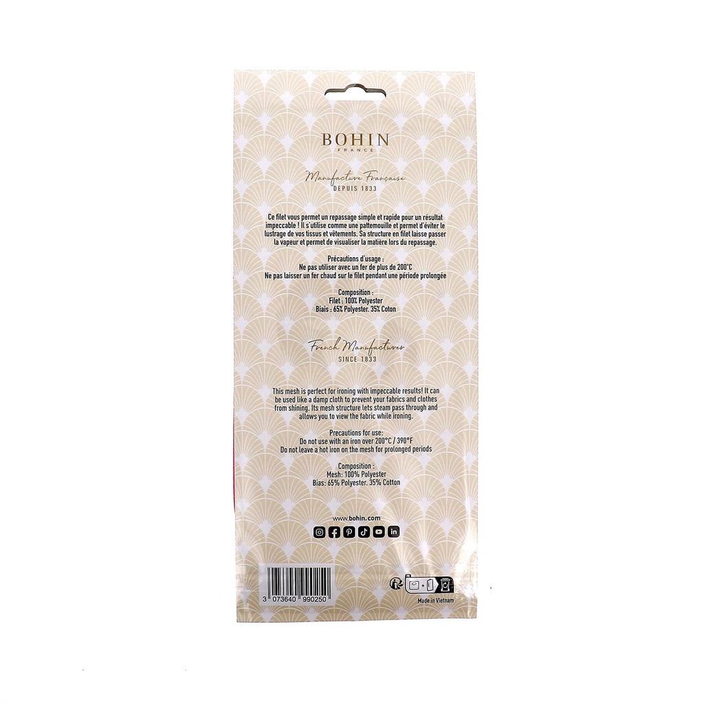 Ironing Mesh cloth