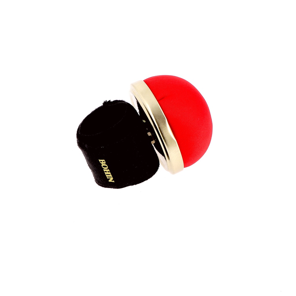 PELOTE TISSU BRACELET AJUSTABLE - ROUGE